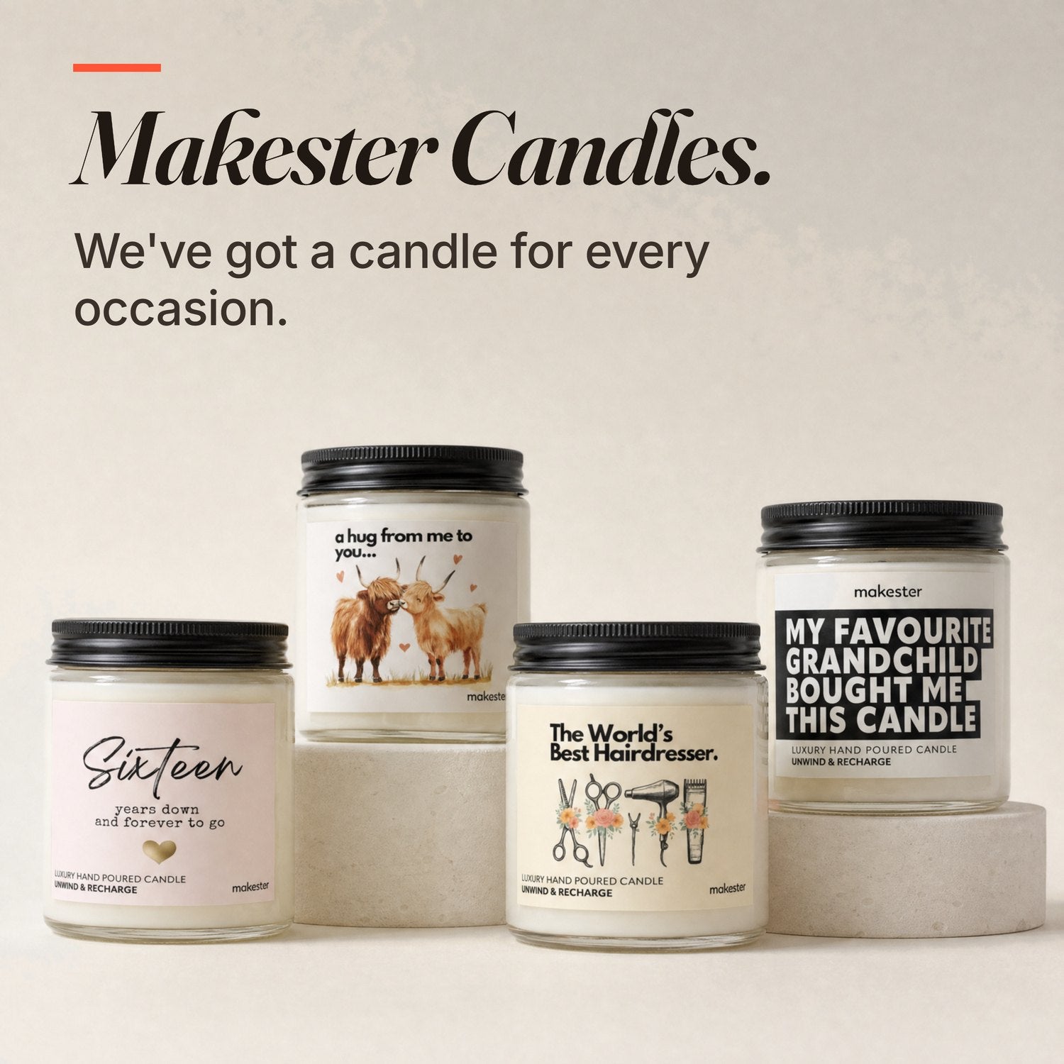 Makester candles: a candle for every occasion