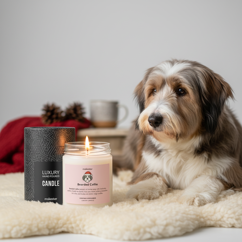 Bearded Collie Christmas