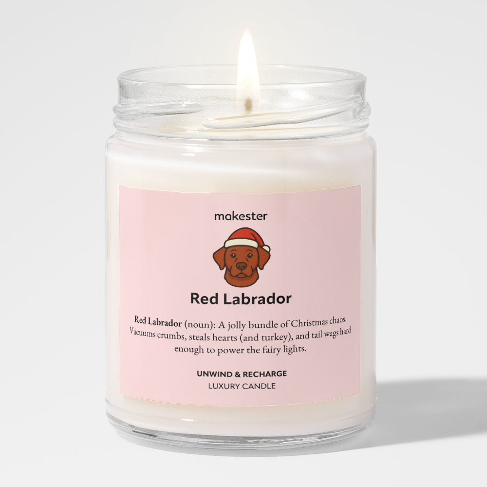 Red Labrador Christmas