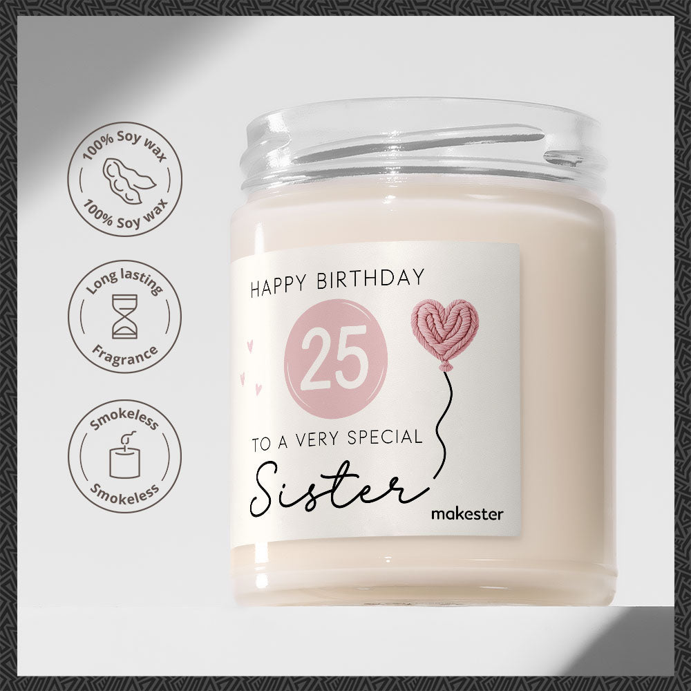 Sister 25th Birthday
