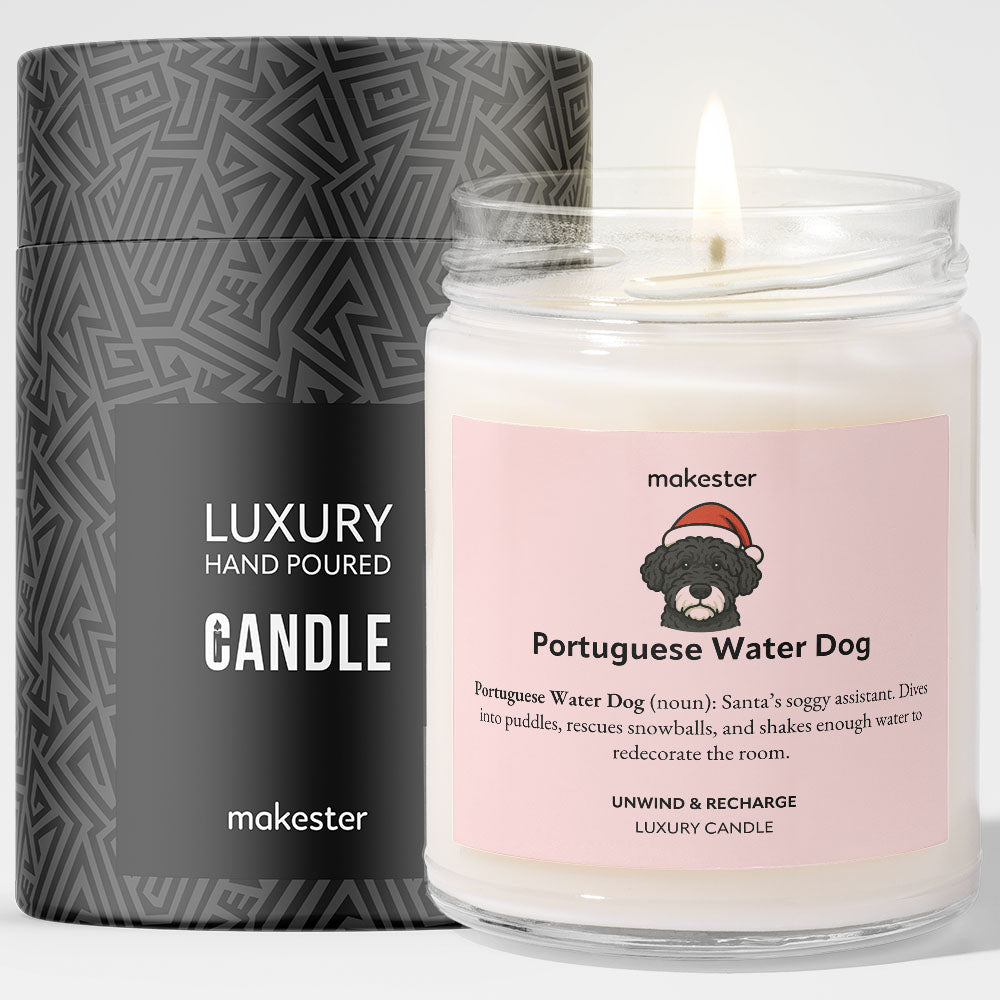 Portuguese Water Dog Christmas