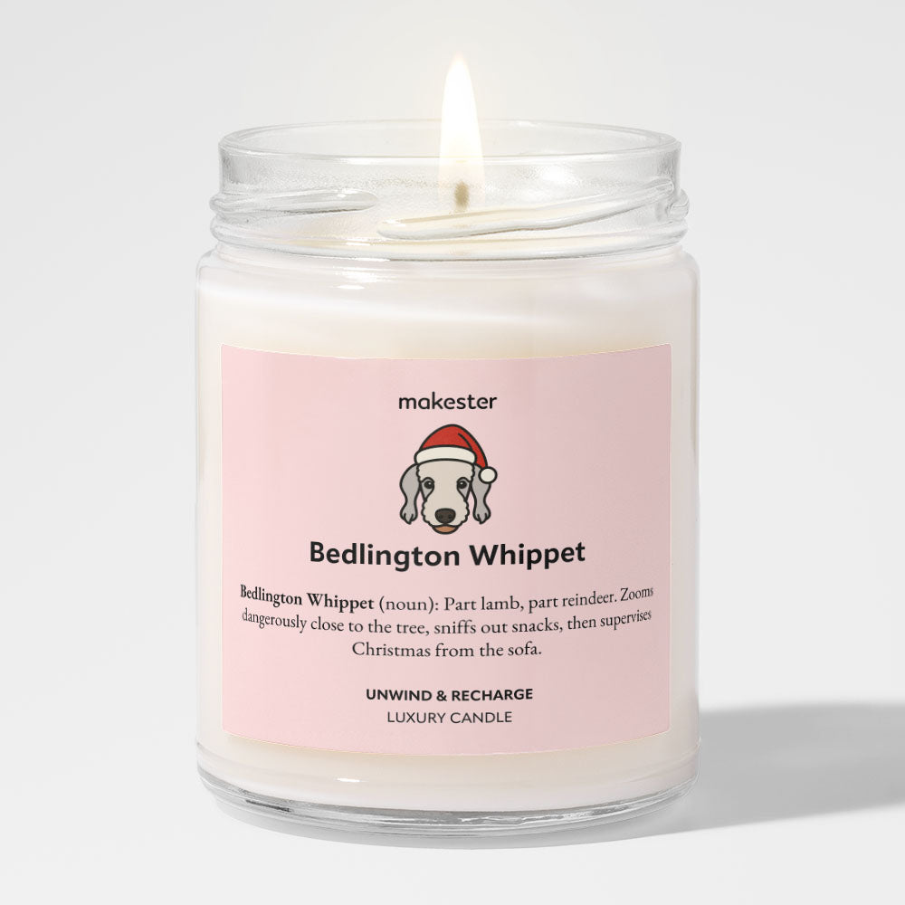 Bedlington Whippet Christmas