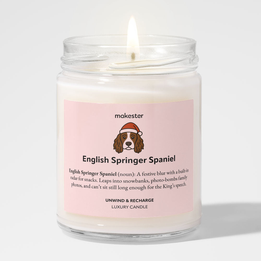 English Springer Spaniel Christmas
