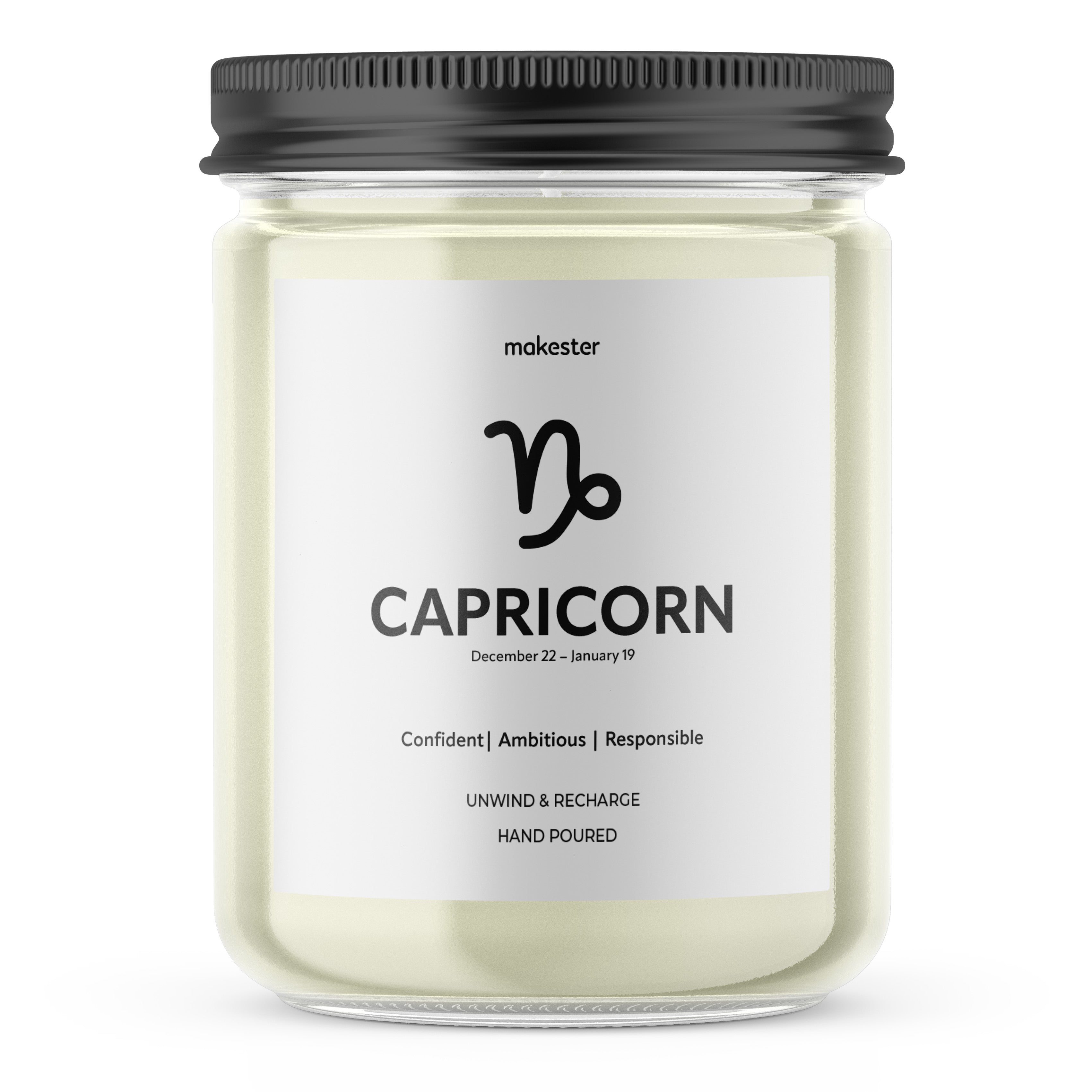 Capricorn Candle