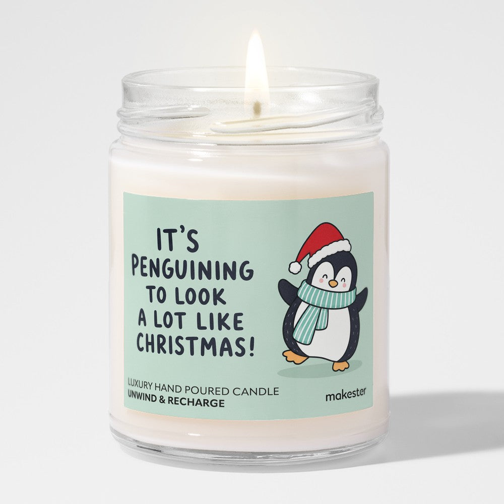Penguining To Look Like Christmas