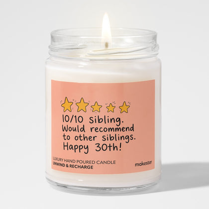 Would Recommend At 30th