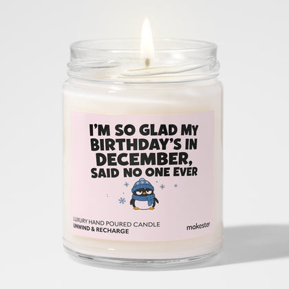 December Birthday Sympathy