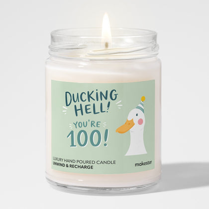 One Hundredth Birthday Ducking Milestone