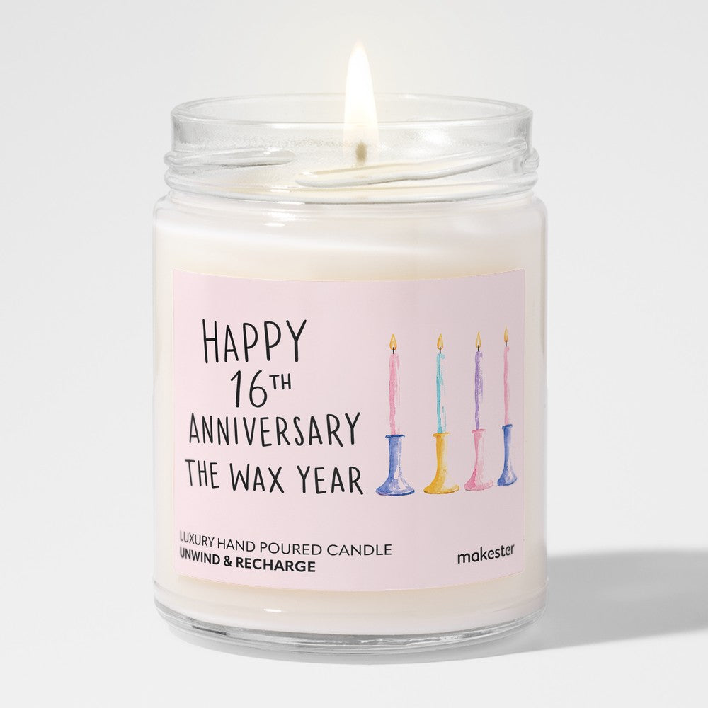 Sixteenth Year Wax Anniversary