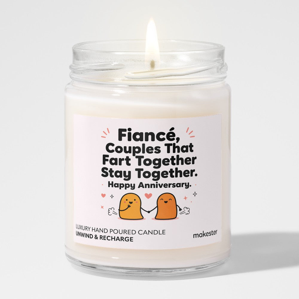 Fiancé Together Forever Candle
