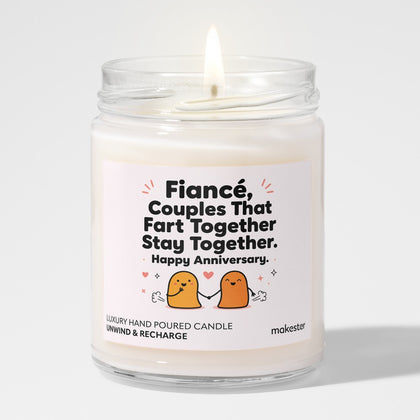 Fiancé Together Forever Candle