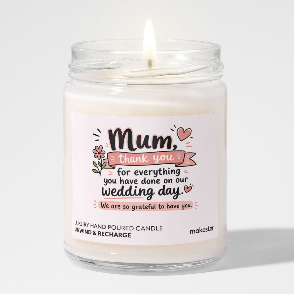 Wedding Thanks Mum
