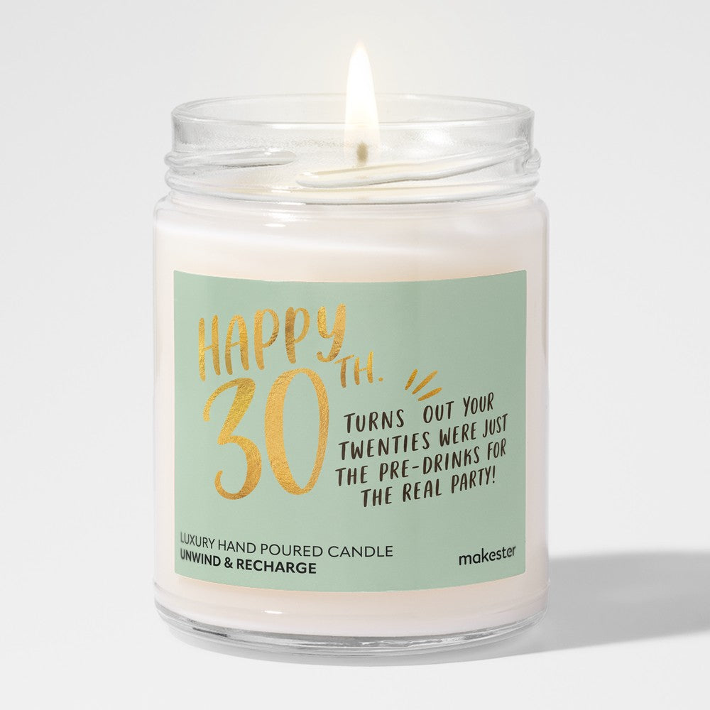 Thirtieth: Pre-drinks For Real