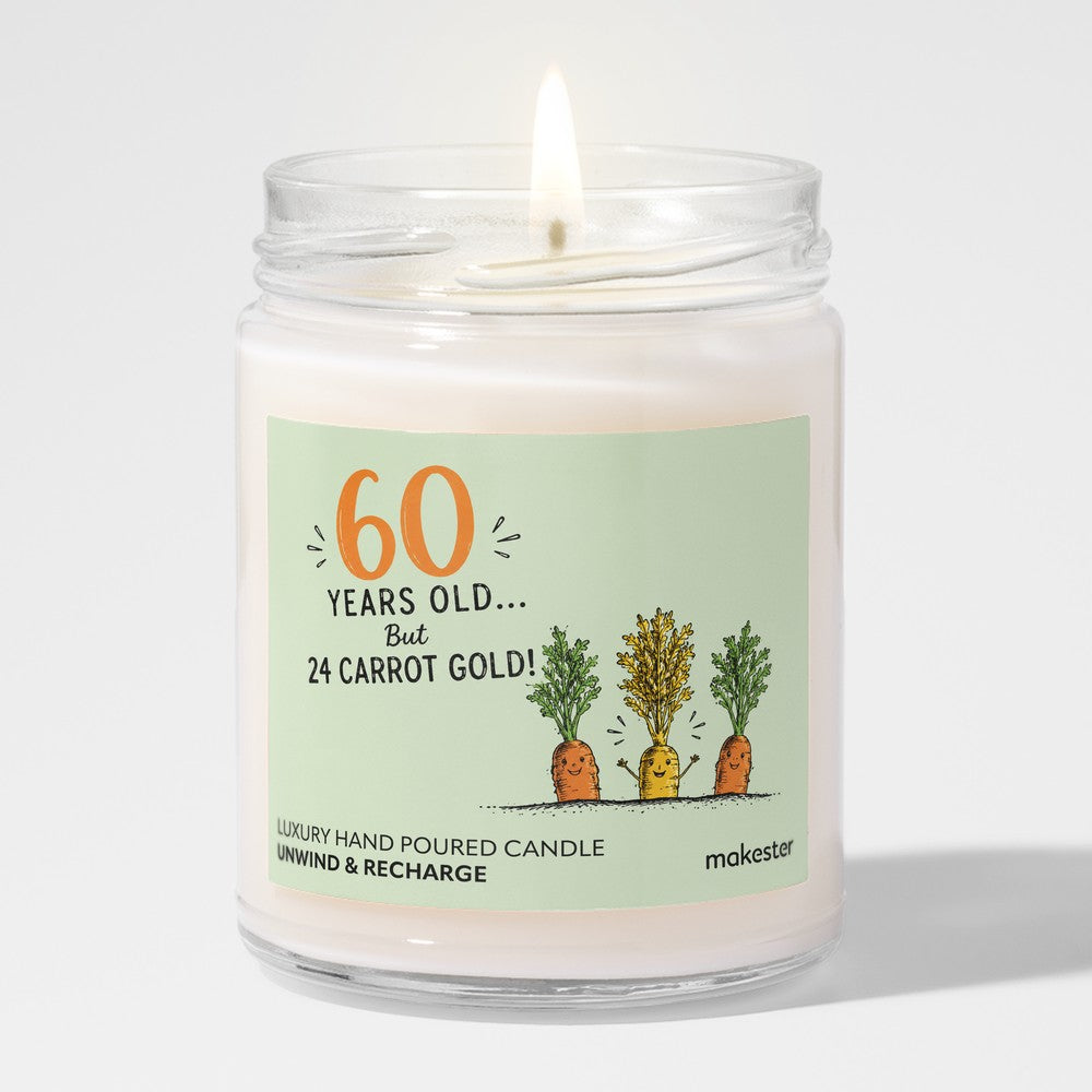 60th Birthday Carrot Gold