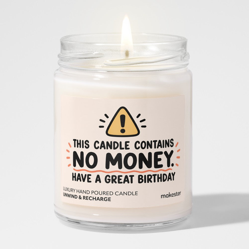 Birthday Candle No Money