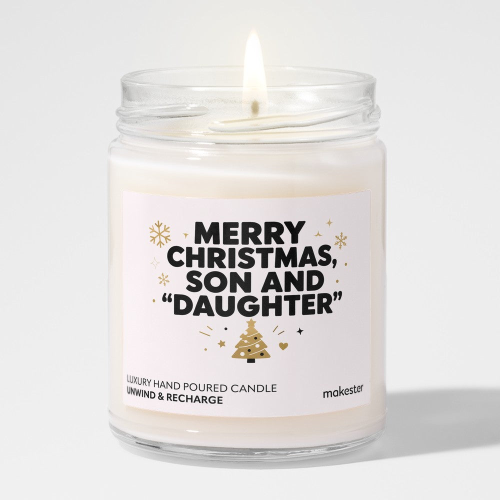 Merry Christmas Son Daughter
