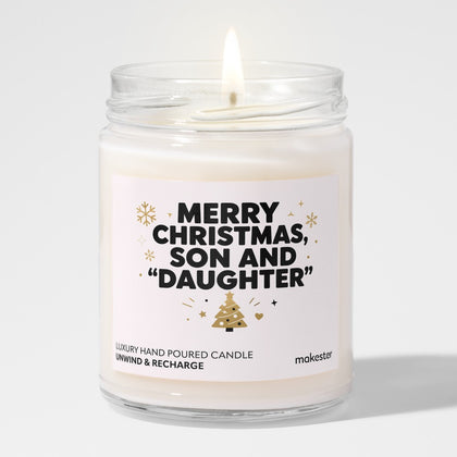Merry Christmas Son Daughter