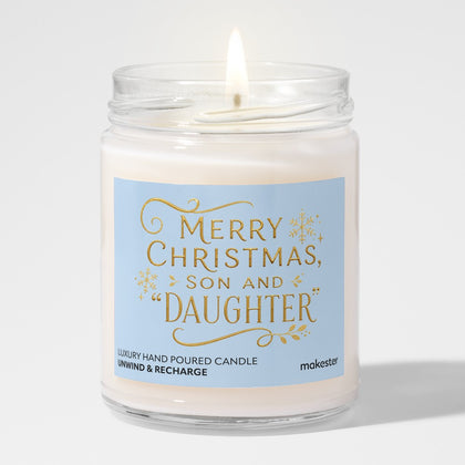 Merry Christmas Son Daughter
