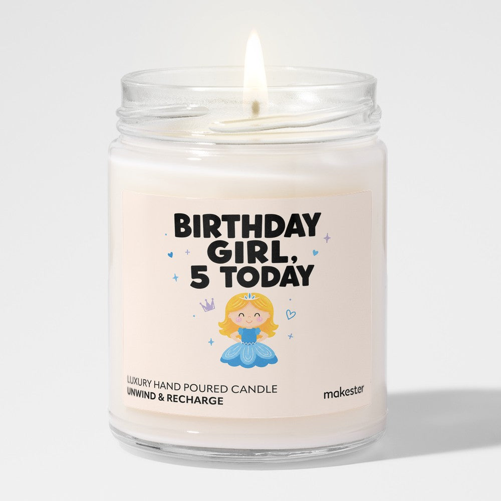 Fifth Birthday Girl