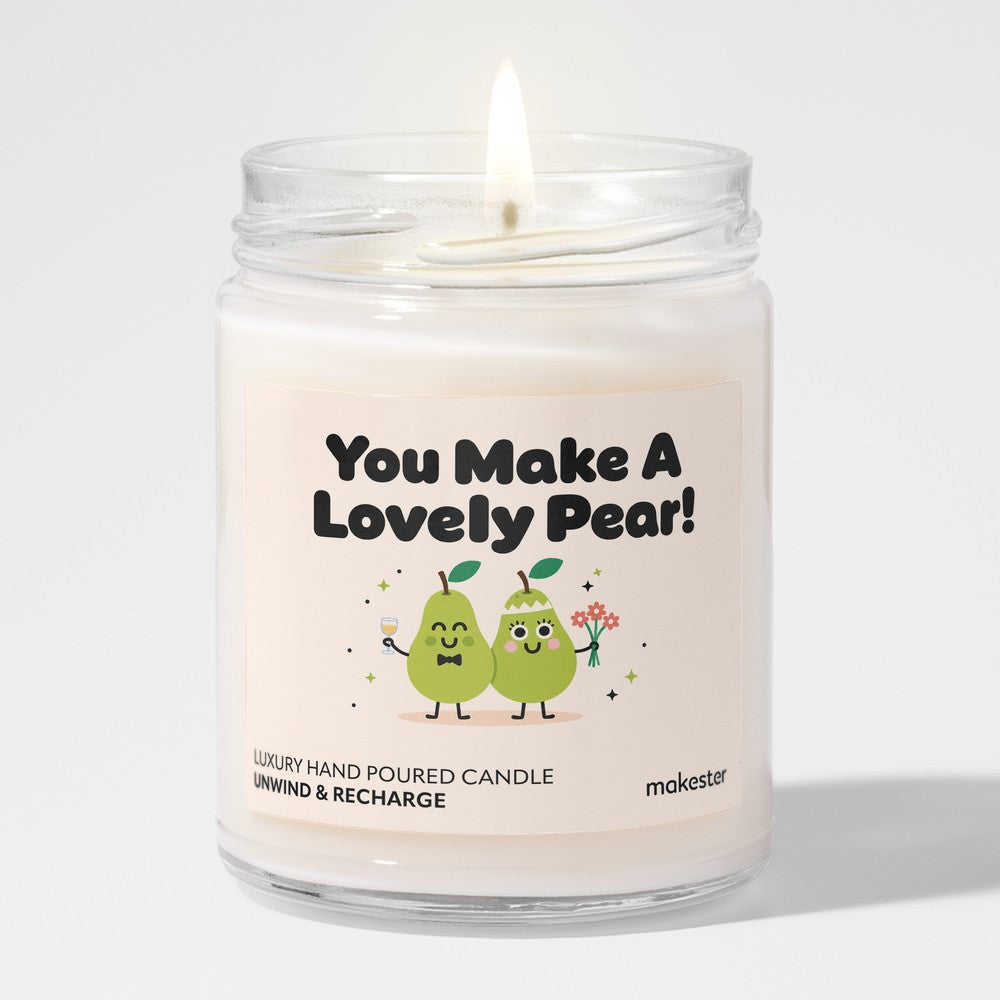 Lovely Friends Pear Candle