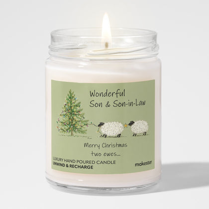 Merry Christmas Two Ewes Wonderful