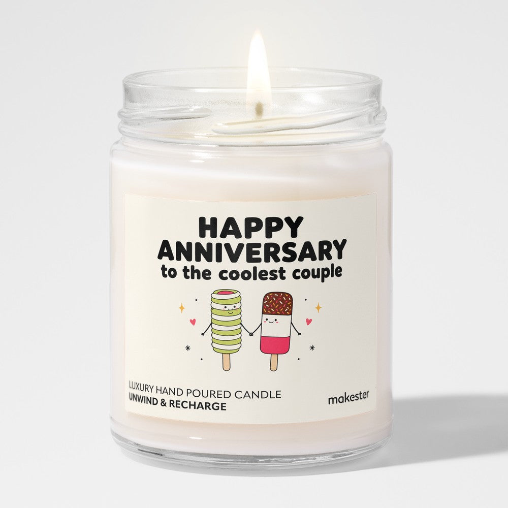 Coolest Friends Anniversary Candle