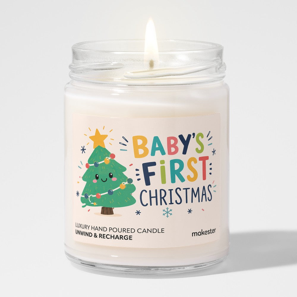 Baby's First Christmas Candle