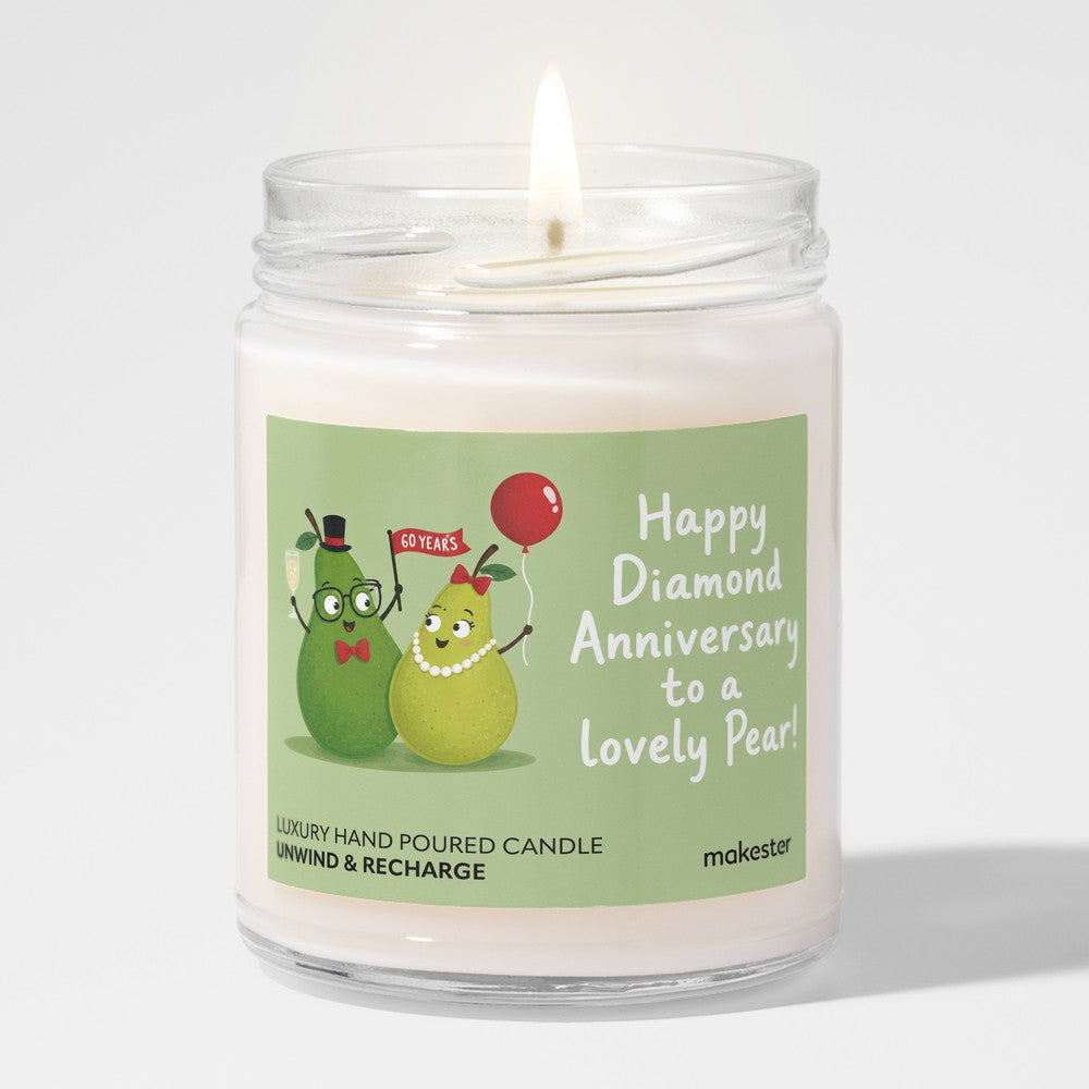 Sixtieth Anniversary Lovely Pear