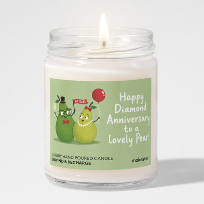 Sixtieth Anniversary Lovely Pear