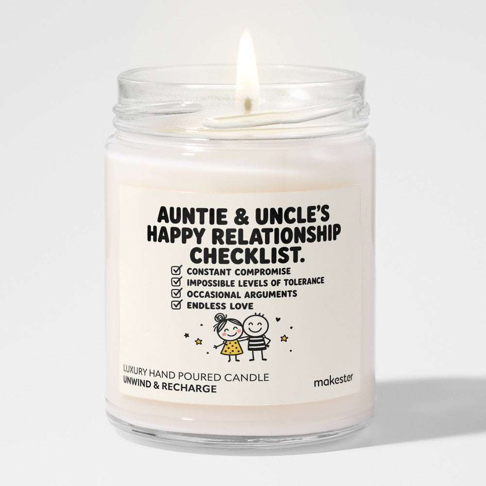 Auntie's Endless Love Checklist