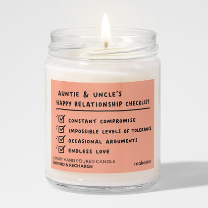 Auntie's Endless Love Checklist