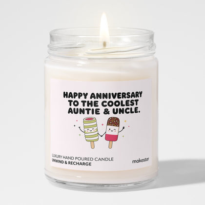 Coolest Auntie & Uncle Anniversary