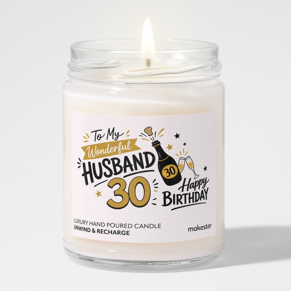 Thirtieth Happy Birthday Husband