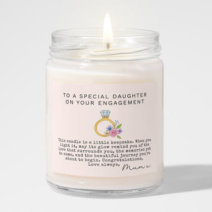 Daughter Engagement Keepsake