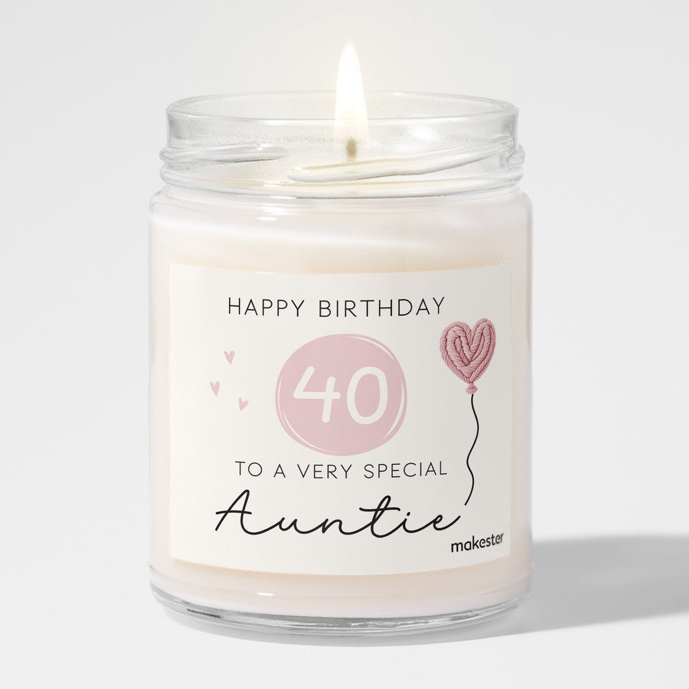 40th Birthday Gifts for Auntie