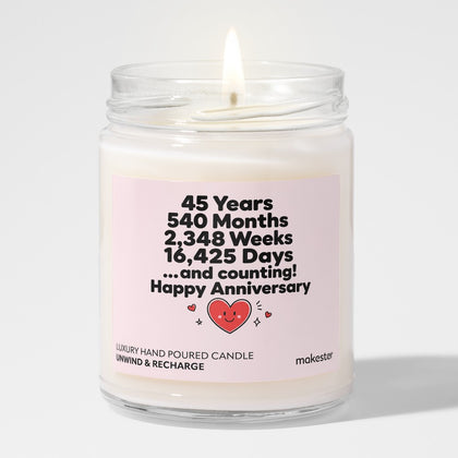 45th Anniversary Counting Days