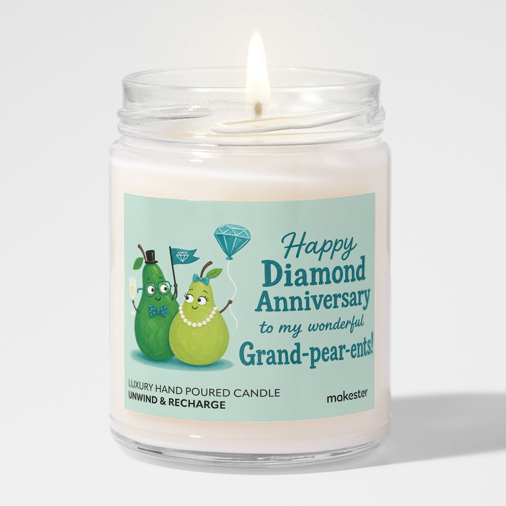 Sixtieth Grand-pear-ents Anniversary