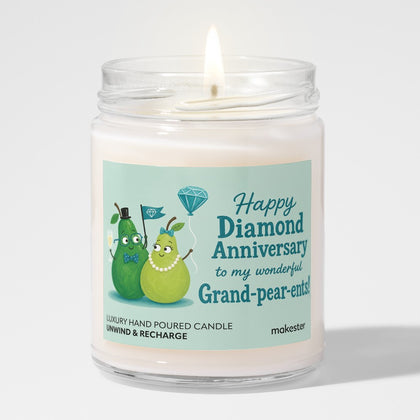 Sixtieth Grand-pear-ents Anniversary