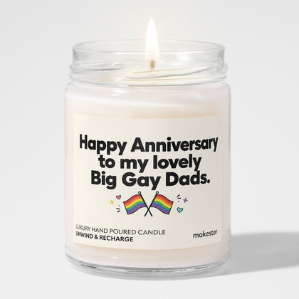 Lovely Big Gay Dads Anniversary