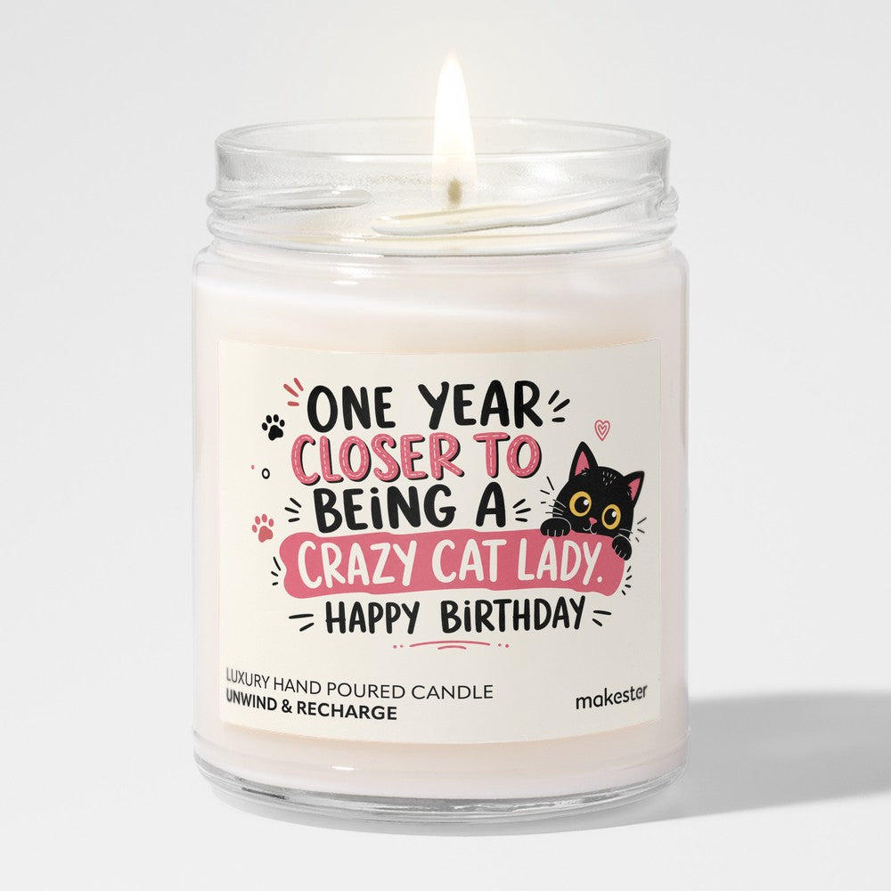 One Year Closer Cat Lady