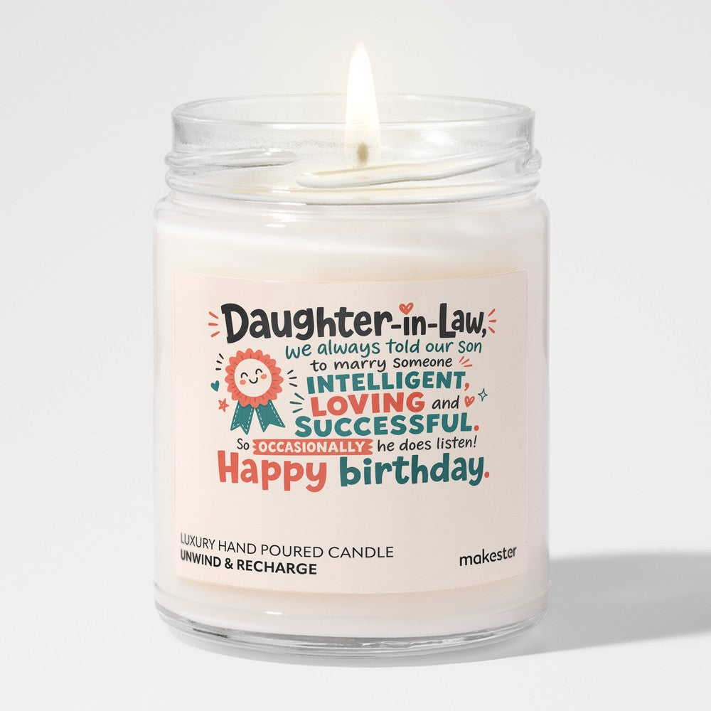 Son Listens, Daughter-in-law Shines