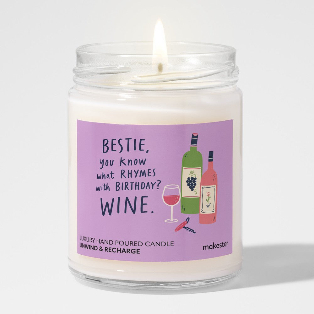 Rhymes With Birthday Wine