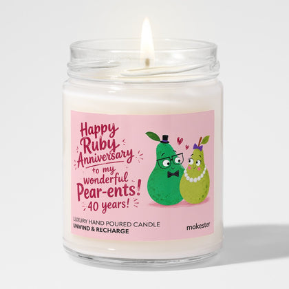 Fortieth Year Wonderful Pear-ents
