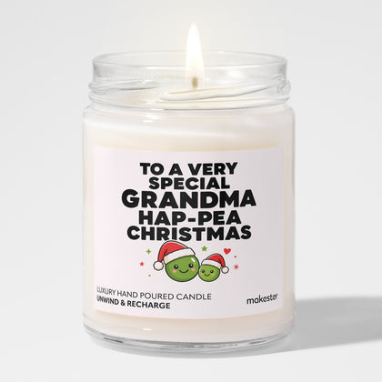 Special Grandma Hap-pea Christmas