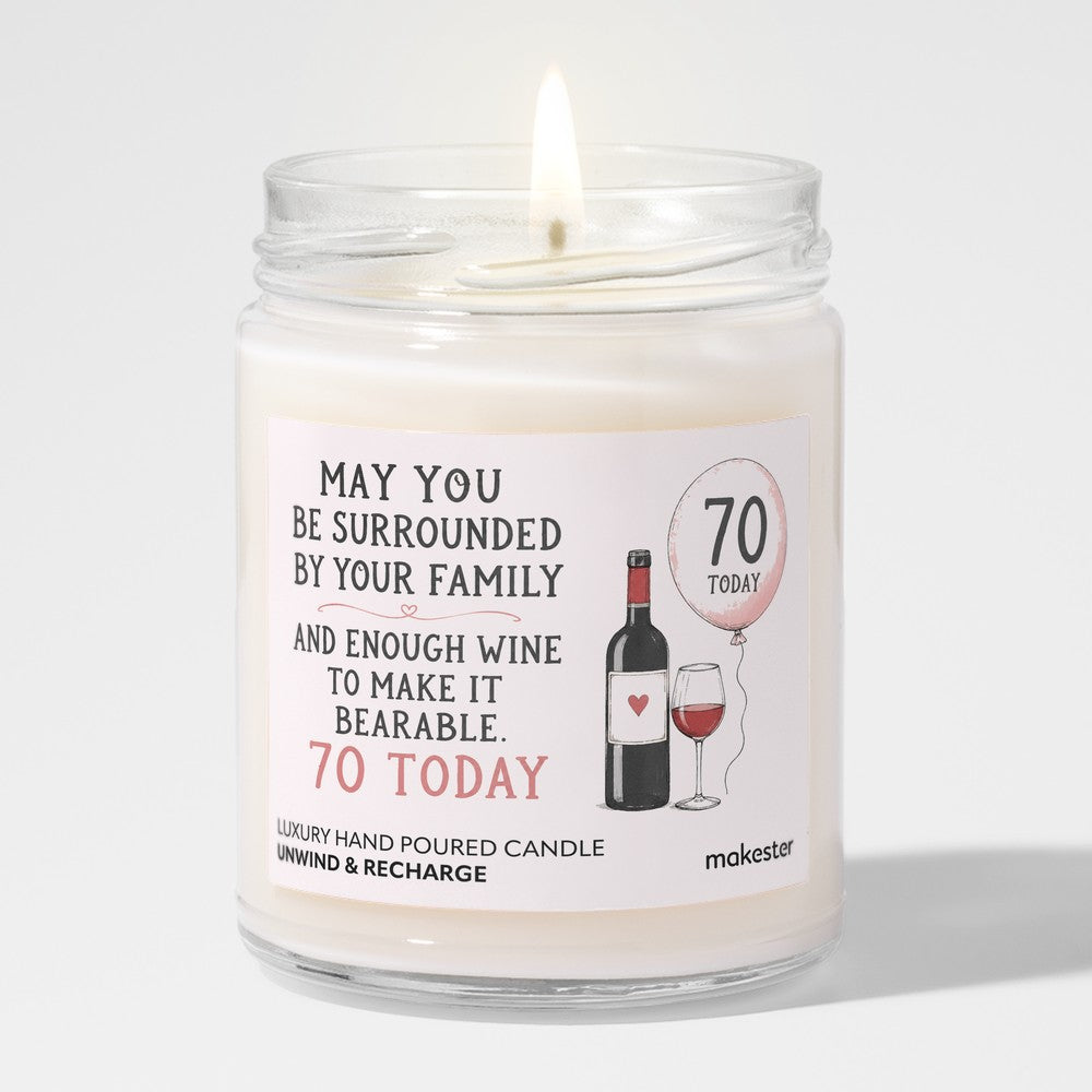 Seventy With Wine And Family
