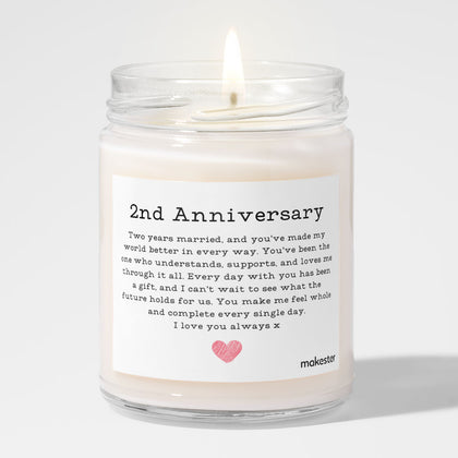 Sentimental 2nd Anniversary