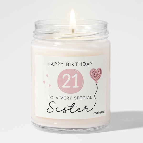21st Birthday Gifts for Sister