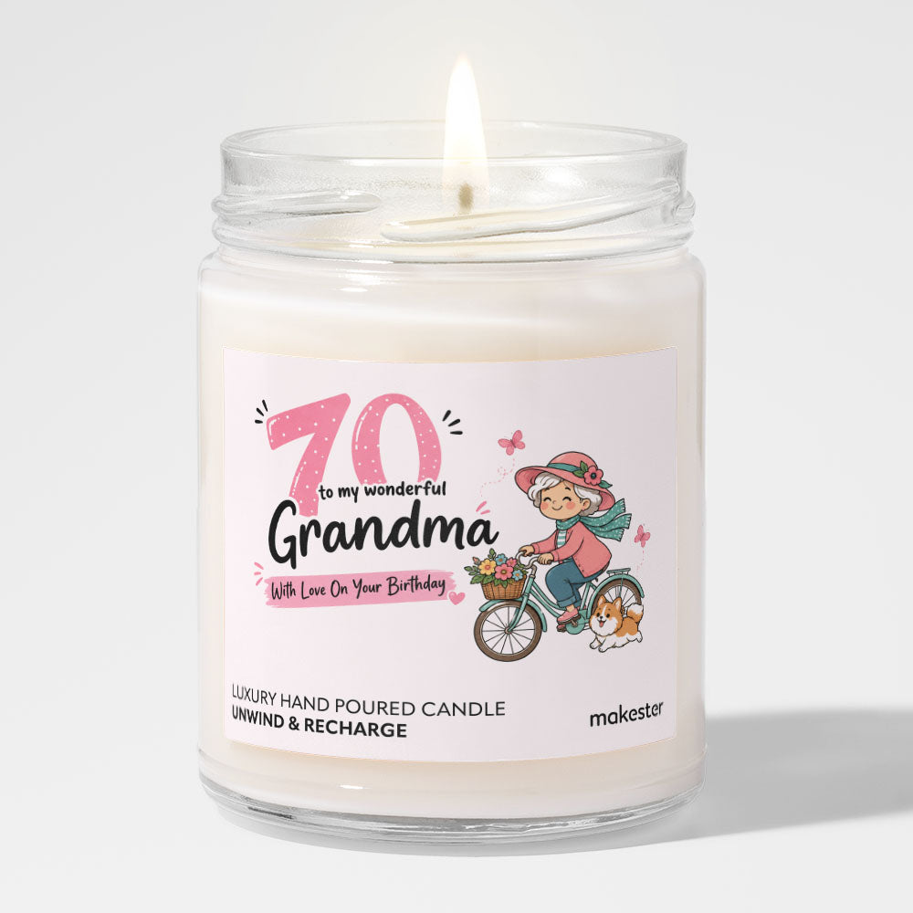 70 To My Wonderful Grandma With Love