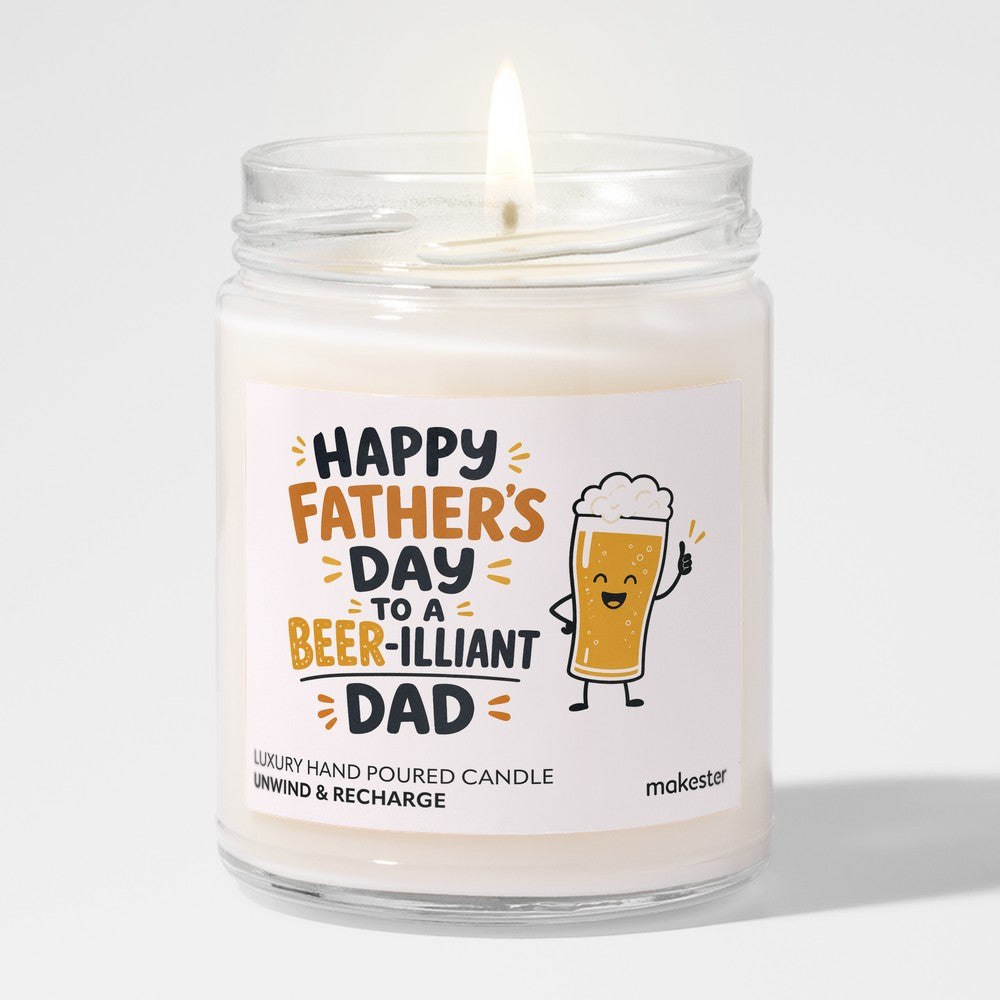 Beer-illiant Dad Father's Day