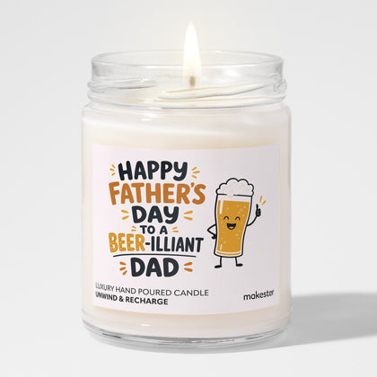 Beer-illiant Dad Father's Day